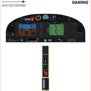Diamond DA40NG Cockpit Poster (Digital Download) – Pilot Training Poster – Aviation Wall Art