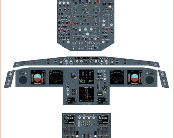 Airbus A320 NEO Cockpit Familiarization Poster (printed) - Etsy