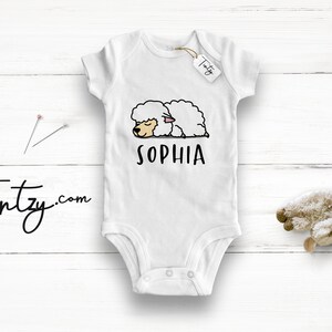 Llama Baby Grow / Tintzy ™ / Organic BabyGrow , Cute Llama Gift, Baby Shower Gifts , Gift For New Mum , Alpaca Lover Gift , Alpaca Baby Suit