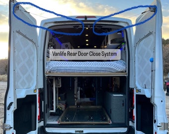Rear door easy close system for ford transit, sprinter and promaster