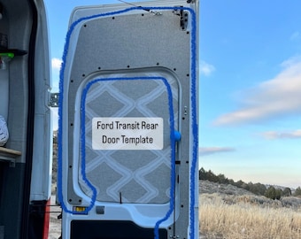 Transit Van door template. Ford Transit. High Roof