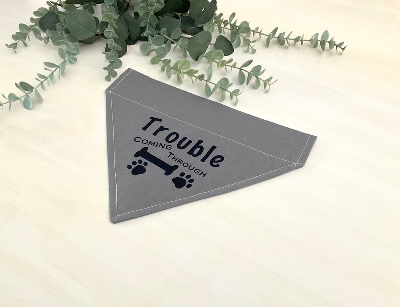 Funny Dog Bandana Over the Collar Dog Bandana Bandana for Etsy