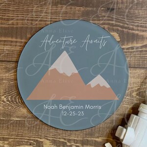 Baby Jungen Nachtlicht, Säugling, Kinderzimmer Nachtlicht Design, wir machten einen Wunsch, Baby Junge Nachtlicht Digital Design für Acryl