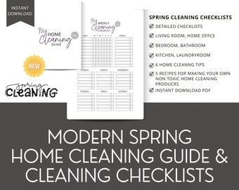 Spring Cleaning Checklist: Modern Home Cleaning Guide (PDF)