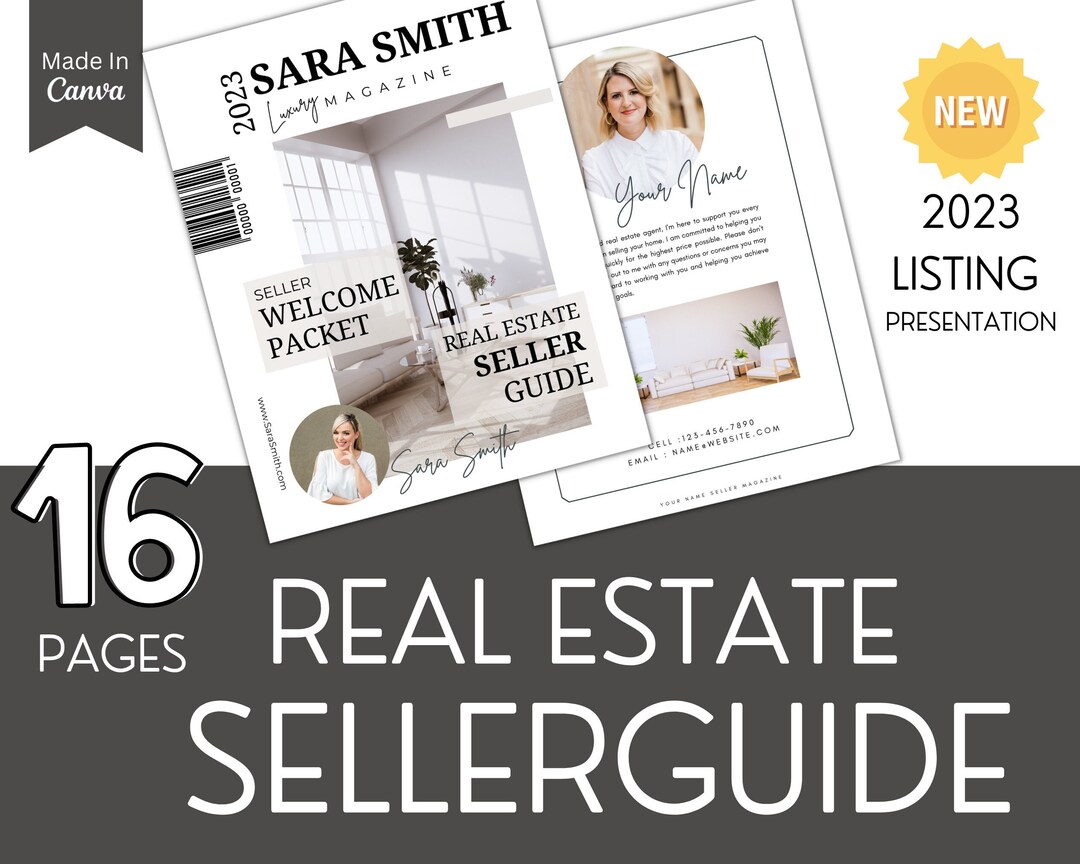Real Estate Seller Guide Template: Luxury Listing Presentation (canva ...