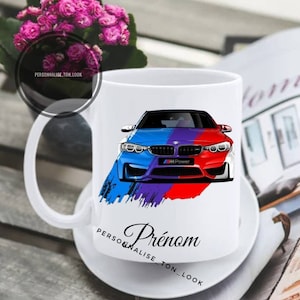 Mug voiture BMW tasse personnalisable BMW logo voiture image 1