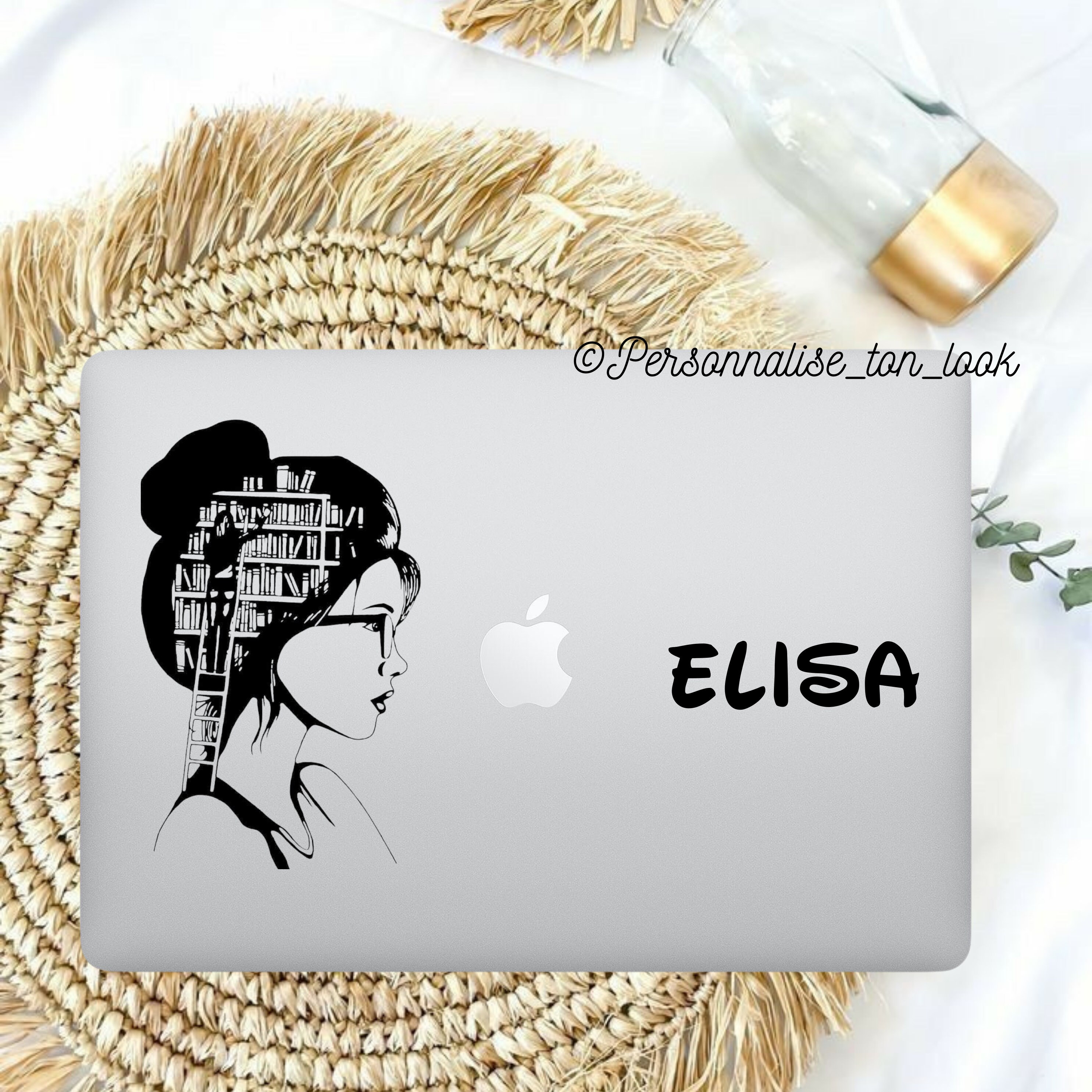 Stickers Autocollants pour PC Portable livres, stickers d