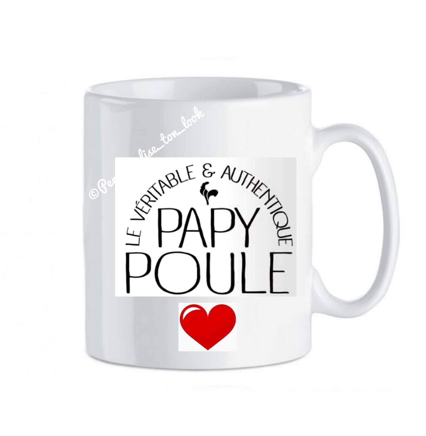 Mug Fetes Des Papy Papi , Tasse Grand Pere Poule Mug Papi