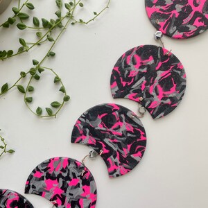 35# Hot Pink Scrap Single Strand | Wall Hanging | Moon Phases | Moon Accents | Home Decor | Moon Cycle | Wall Art | Phases of the Moon