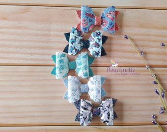 Summer hair accessories with marine animals on clip, elastic, headband, hair bow