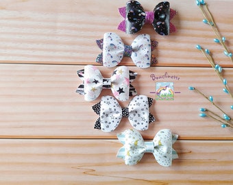 Hair accessories on clip, elastic, headband, hair bow