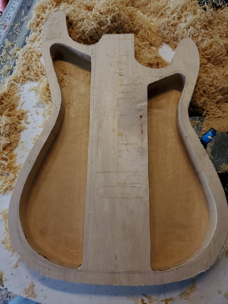 Custom Handmade Fenderinspired Electric Guitar Bodies Etsy