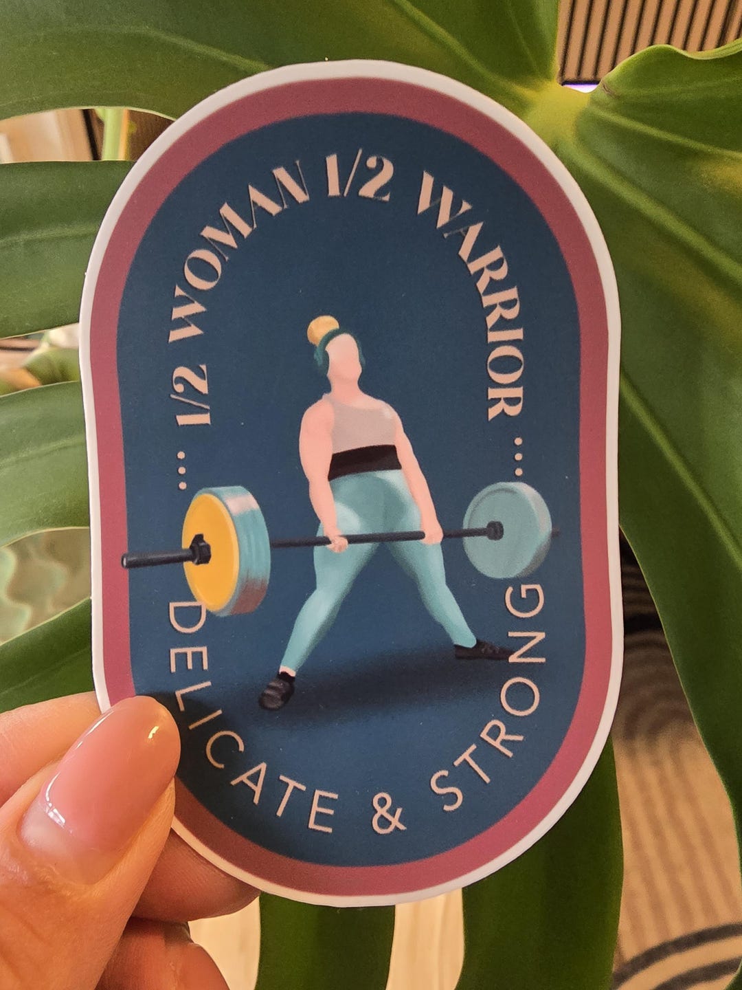 Woman Weightlifter Sticker - Weatherproof Gym Motivation Decal - Etsy ...