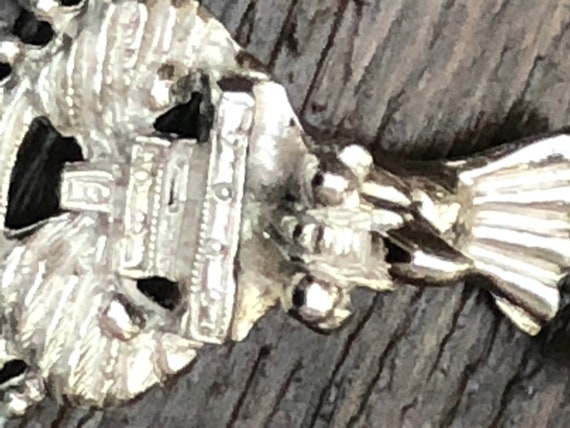 Larry Vrba for Castlecliff Aztec faux turquoise e… - image 6