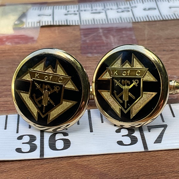 Knights of Columbus Cufflinks Etsy