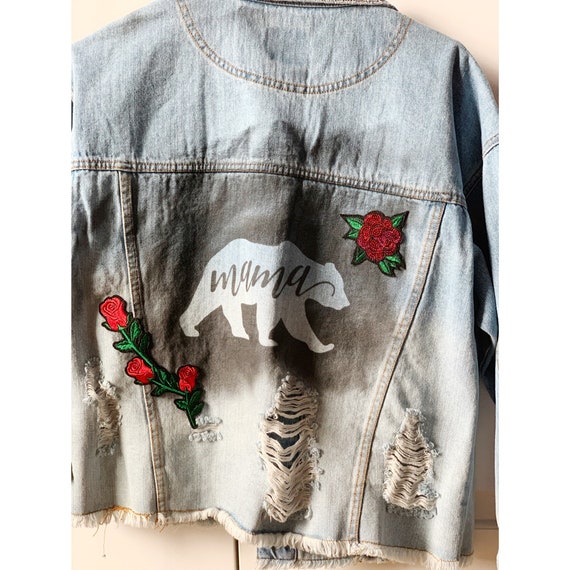 mama bear jean jacket