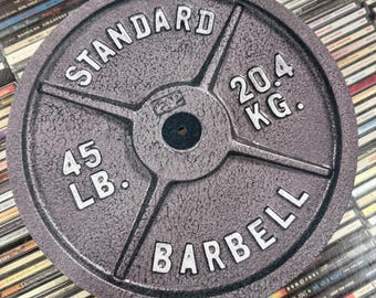 45 LB Plate Weight - Slipmat For Vinyl Turntable