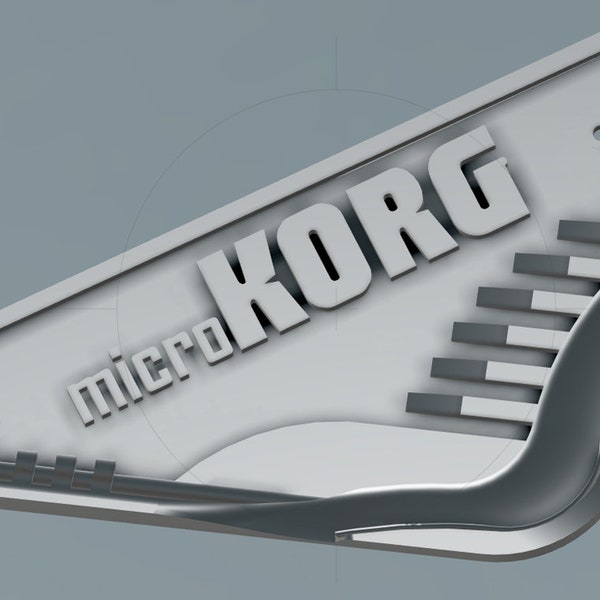STL Files - Korg microKorg End Caps for 3D Print CNC