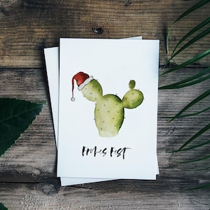 Postkartenset "Weihnachtliche Kakteen"