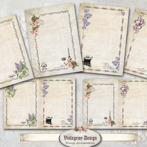 Vintage style correspondence/writing set
