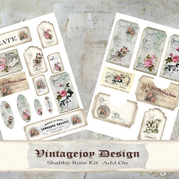 Add-on voor de Shabby Rose Journal-kit