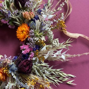 Dry flower wreath/Autumnal wreath/New home gift zdjęcie 8