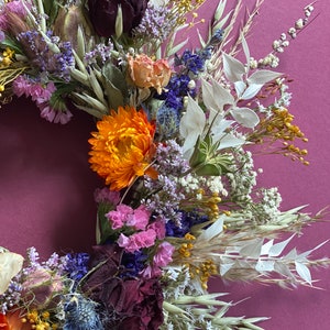 Dry flower wreath/Autumnal wreath/New home gift image 1