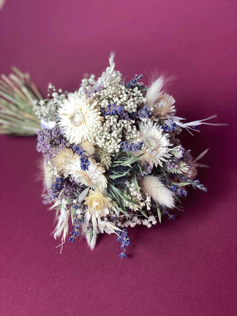 Dry Flower Bridal Bouquet/rustic Wedding Bouquet/dried Thistle Etsy UK