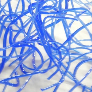 96 COE Vitrigraph - Cobalt Blue Transparent Mixed 3 oz.