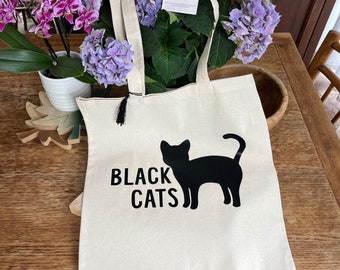 Fin de série / Maxi Tote bag Black Cats Halloween