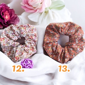 Elegant favorite: flower fabrics, Diameter 14-15 cm image 7