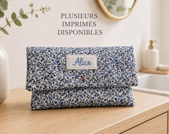 Personalized pouch • Fabric choice available