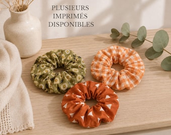 Großes XL Scrunchie Baumwolle Blumen • Limited Edition