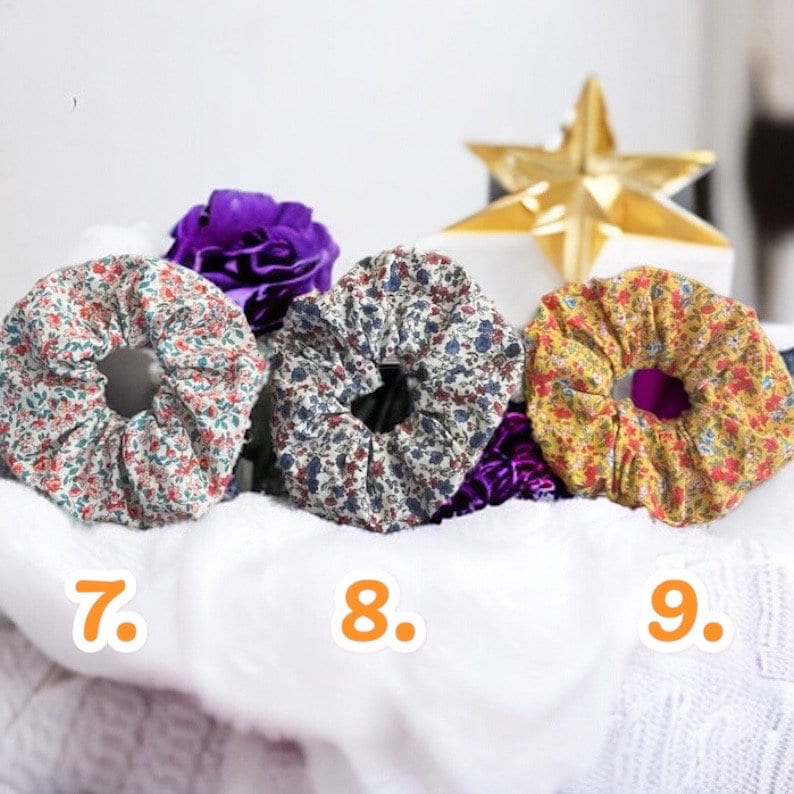 Elegant favorite: flower fabrics, Diameter 14-15 cm image 5