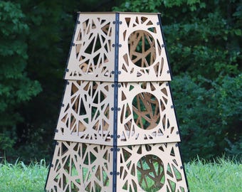 DIY Paintable MDF Cat Tower: Modern Cat Tree House