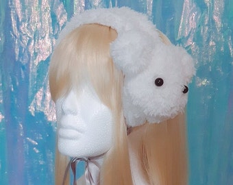 Fluffy bear headdress
