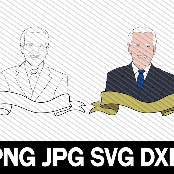 Joe Biden, SVG, DXF, cut file, American politician, Politics