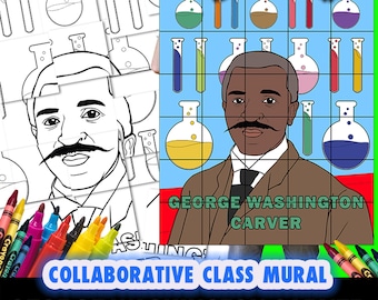 George Washington Carver Collaborative Mural: Black History Project (Digital Download)
