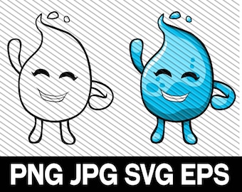 Water, Clip Art, SVG, DXF, cut file, Water PNG