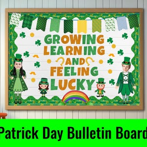 St. Patrick&#39;s Day Classroom Bulletin Board Kit (Digital Download)