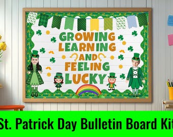 Kit de tableau d'affichage pour la classe de la Saint-Patrick (téléchargement numérique)