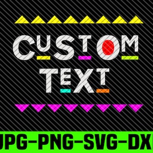 Custom Text, Martin Style, SVG, DXF, PNG, cut file, Melanin, African Art, Digital Download