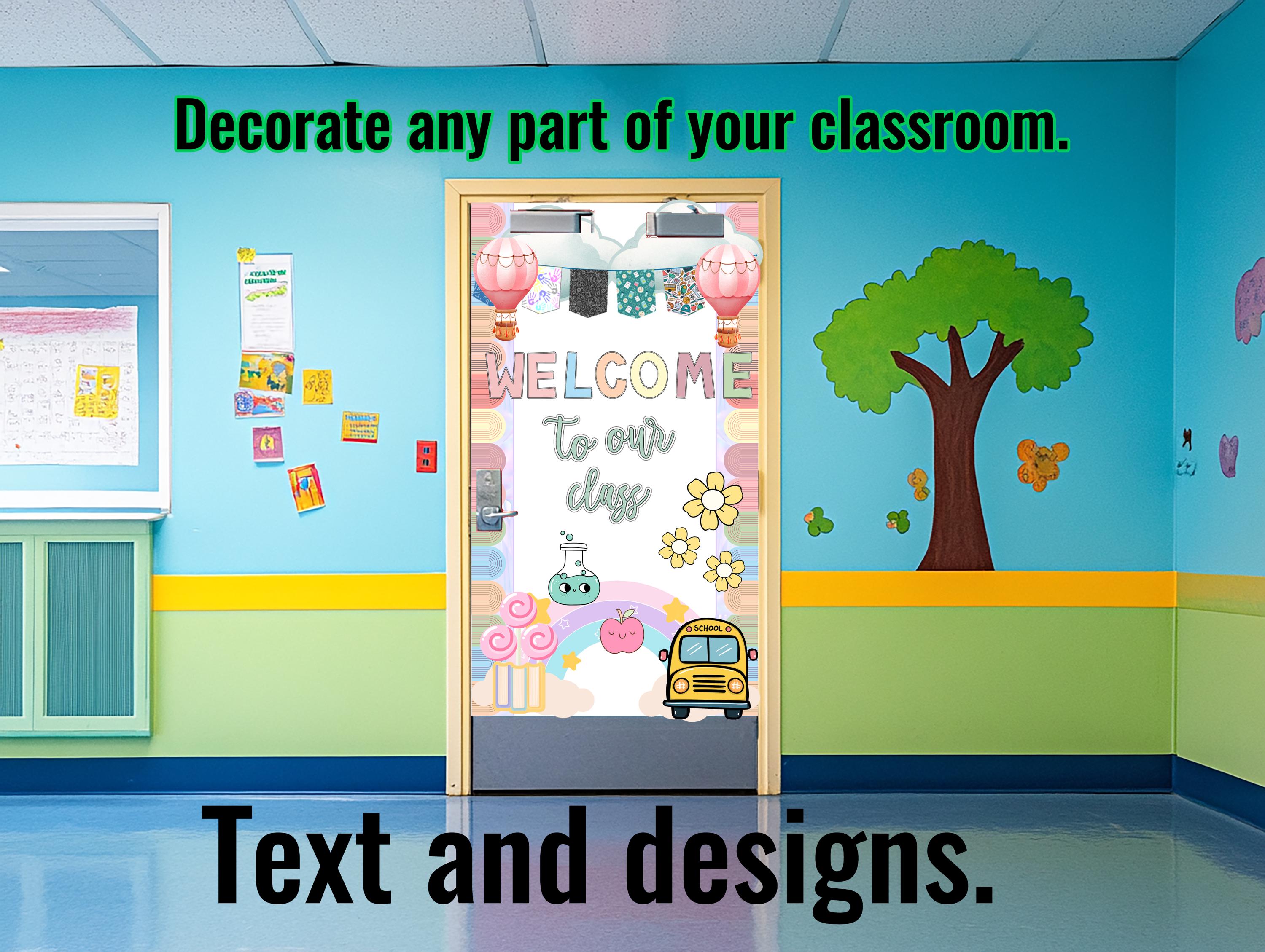 Welcome to Our Class Bulletin Board Kit: Classroom Decor (digital ...