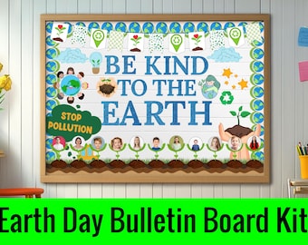 Earth Day Bulletin Board Kit: Classroom Decor (Digital Download)