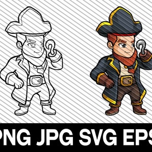 Piraten PNG, Piraten, Piraten Clipart, SVG, DXF, schneiden Datei