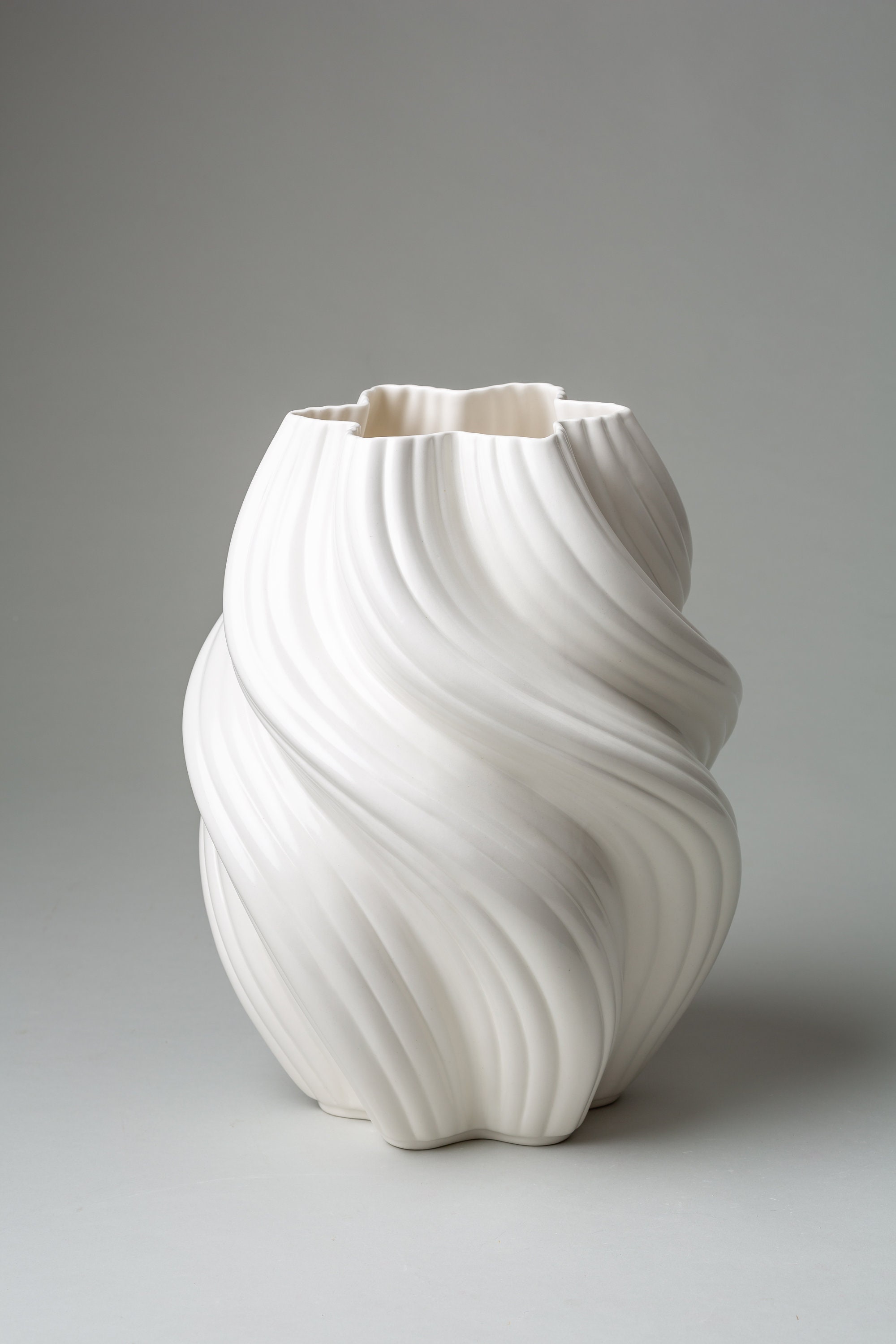 White Ceramic Vase Flower vase ceramic Vase Small Opening Etsy