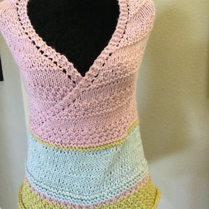 Hand Knit Triangle Shawl: USA Made Acrylic Shoulder Wrap