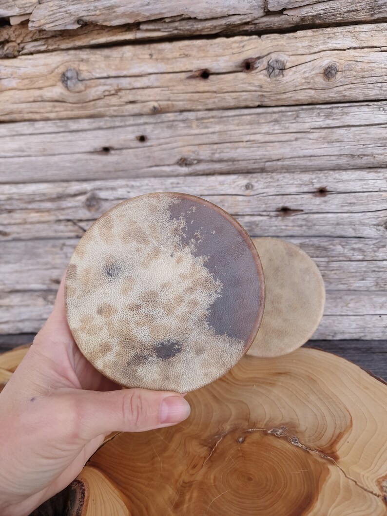 Shamanic Rattle. Unique Leather Maracas. Shamanic Tool. Spiritual Journey Instrument. Meditation