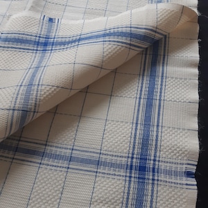 Ballen blaues Geschirrtuch Handtuch Leinen