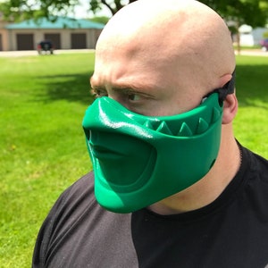 Mighty Ranger Cosplay Mask de Wekster - Power Morphin&#39; Mask - Hecho en EE.UU. - Envío rápido - Impreso en 3D - 12 colores